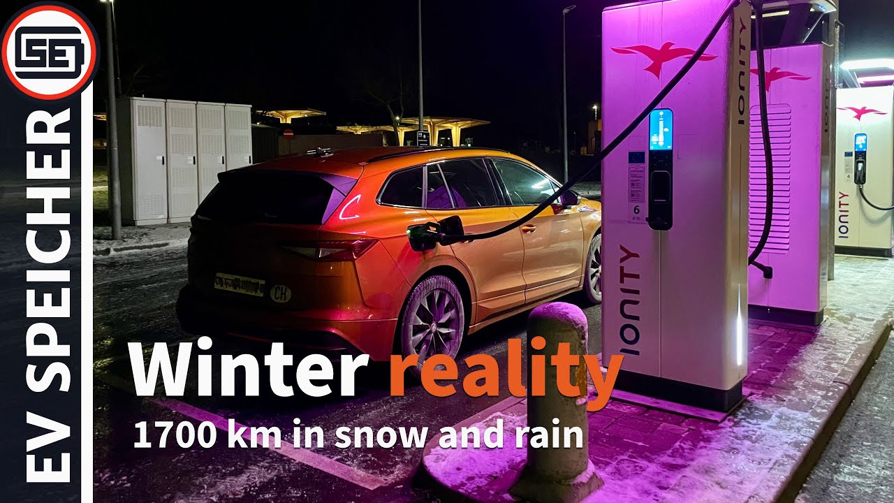 1700 km in winter: Driving the Škoda Enyaq from Sweden back home
