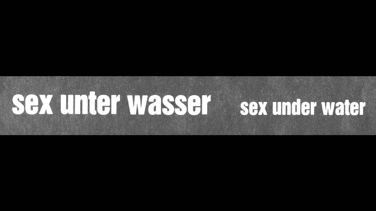 Sex in wasser