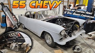 Turbo 55 Chevy Belair Gets Tubular Control Arms, Viking Coilovers and  DISC BRAKES!