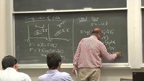 PHY 504 Relativistic Electrodynamics Lecture 11