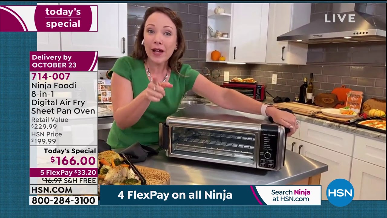 Ninja SP101 Digital Air Fry Countertop Oven with 8-in-1 with Air