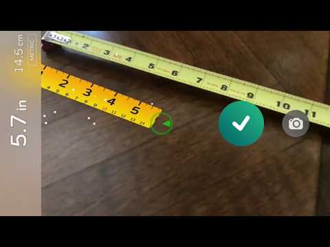 Air Measure App Demo - Augmented reality tape measure