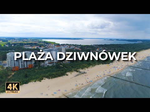 Plaża Dziwnówek z drona | Lato | LECE W MIASTO™ [4k]