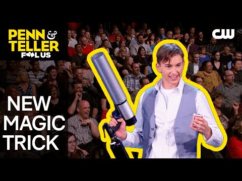 Magician Performs T-Shirt Launcher Magic Trick | Penn & Teller: Fool Us | The CW