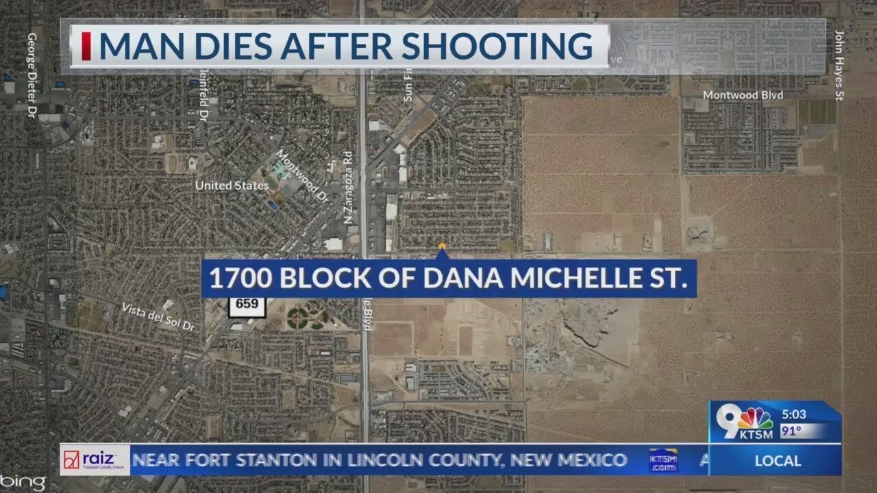 Man dies after shooting in far East El Paso - YouTube
