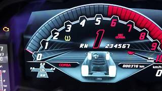 アヴェンタドール　スピードメーター ランボルギーニ・アヴェンタドールSのメーター動作の様子/Lamborghini