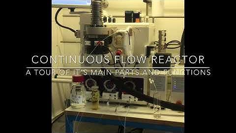 How to operate a continuous flow photoreactor - key parts and their functions