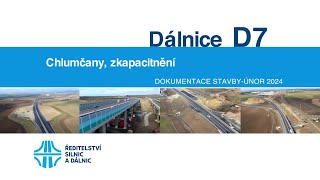 D7 Chlumčany, zkapacitnění (dokumentace stavby 02/2024)