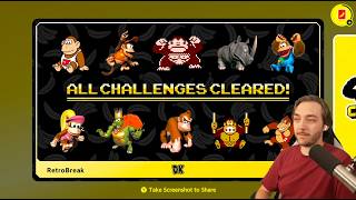 Completing All The Donkey Kong Retro Challenges!