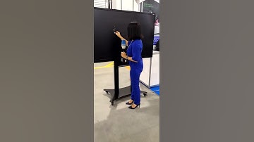 lanbei LCD Writing Board displayed in Japan Educational IT solutions Expo