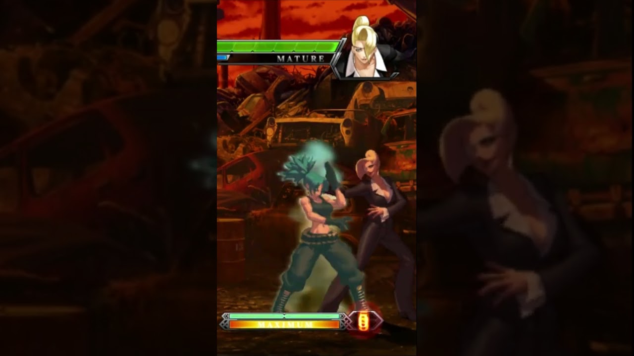 LEONA HEIDERN THE KING OF FIGHTER XIII MAX CANCEL GAMEPLAY 