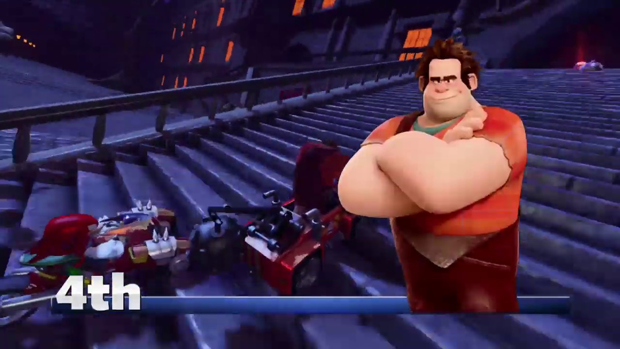 Sonic & All-Stars Racing Transformed - Graveyard Gig Expert - Ralph Gameplay