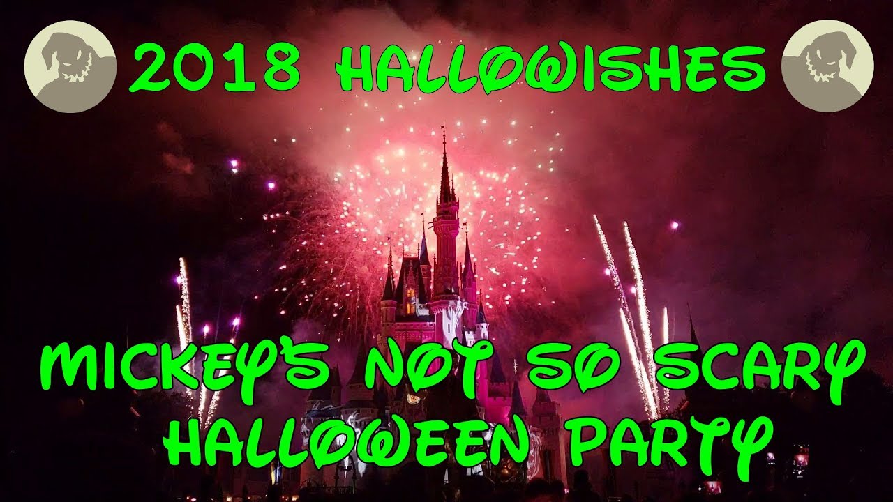 tim tracker spreadshirt 2018 Mickey's Not So Scary Halloween Party Hallowishes Firework Show