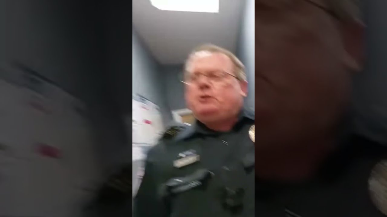 Officer Preparing To Explode Over Complaint Form