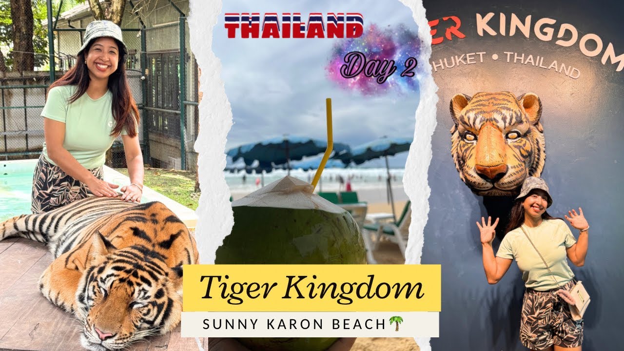 Tiger Kingdom & Sunny Karon Beach 🏝️ 
