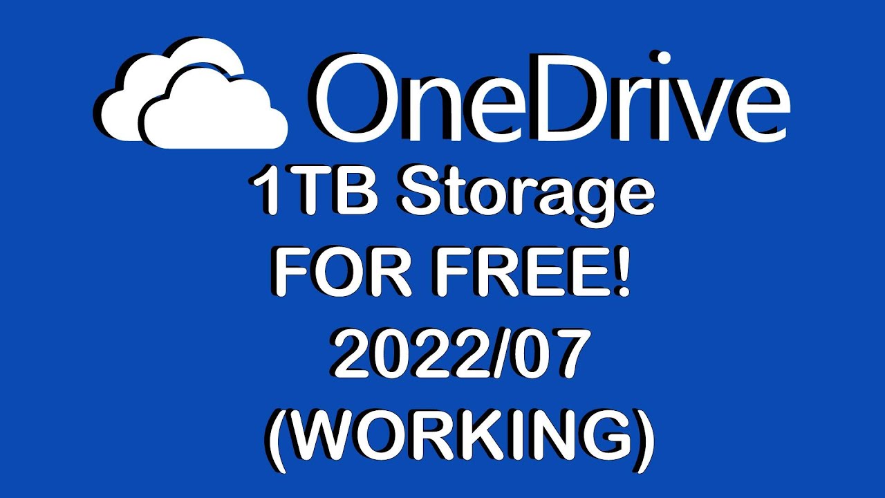 Is 1TB OneDrive free?