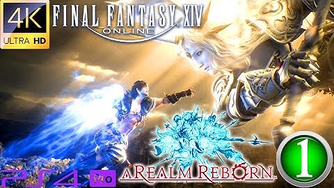 [4K] FINAL FANTASY XIV |Gridania|Conjurer|1st Quests| Beautiful ! (PS4 Pro) 60fps