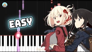 [full] Lycoris Recoil ED - 'Hana no Tou' - EASY Piano Tutorial & Sheet Music
