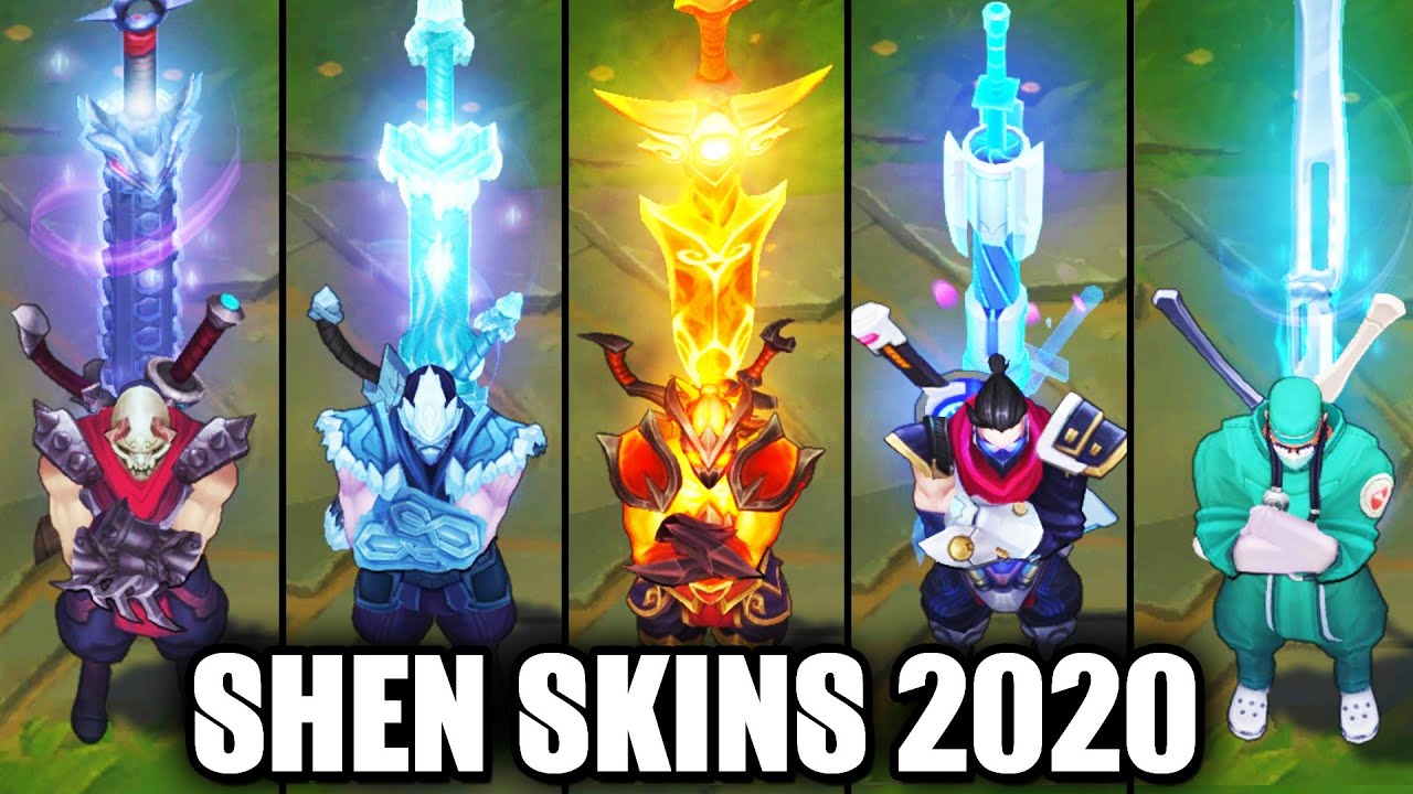 All Shen Skins Spotlight 2020 (League Of Legends)