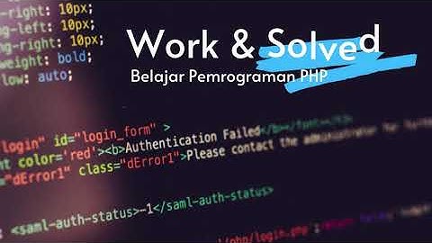 Cara Menampikan Data Dari Database  Pemrograman PHP & MySQLi #php #mysqli #mysql #programmer