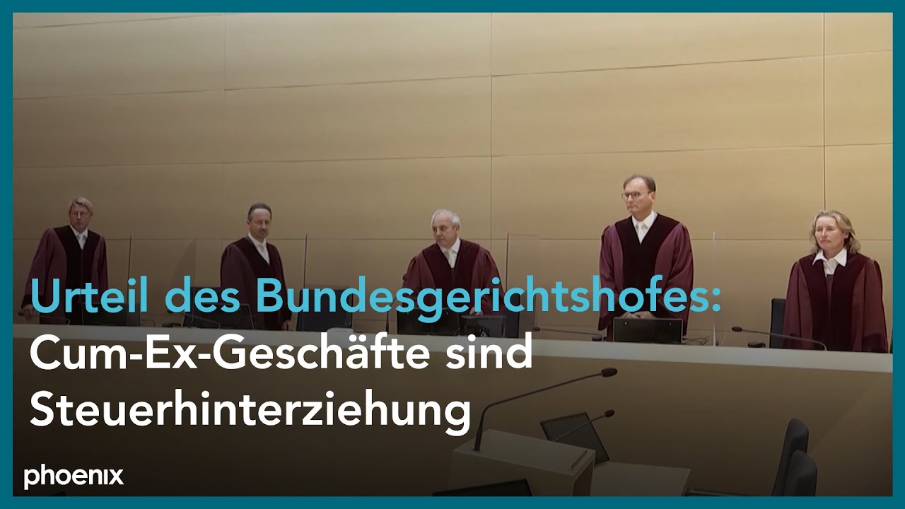 BGH-Urteil vom 28.07.21 zum CumEx-Steuerskandal