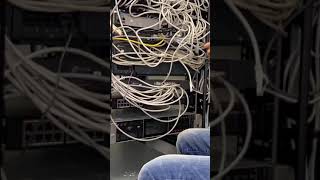 network rack time lapse #subscribe #timelapse #tech #youtube #internet #management #switch