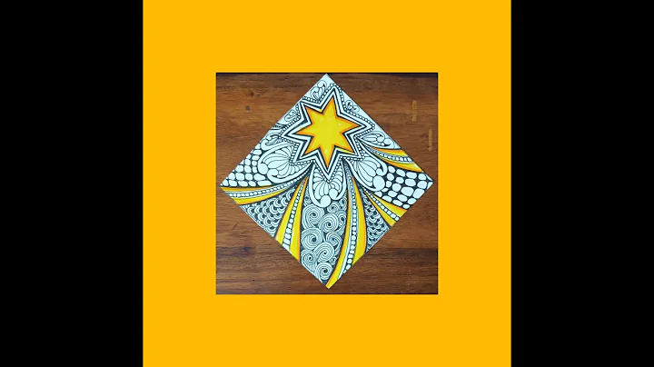 Zenatngle star // Star Zentangle// Christmas zentangle// Merry Christmas//@relaxingzenmethods1270