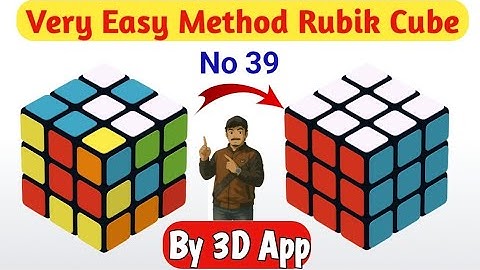 How to solve a rubiks cube | Kaise Rubik Cube Solve Karte hein | Rubiks cube solve karne ka asan