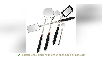 360 Inspection Mirror LED Light Telescoping Mirrors Extend Mechanic Tools Inspection Mirror Telescop