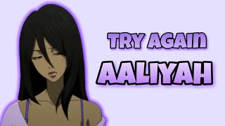 Try Again - Aaliyah (nightcore video lyrics)