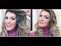 Como enrolar o cabelo com chapinha ... By Nati Nahas