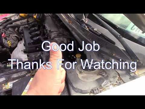 How to Fix Codes P0335 & P0725 on a Nissan Altima | Crankshaft Position Sensor A Circuit Replacement