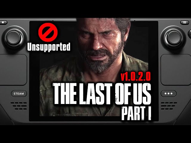 A Few Minutes of The Last of Us Part 2 On Steam Deck 