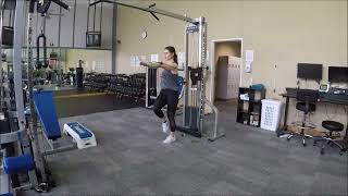 Single Leg Ipsilateral Cable Push