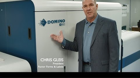 VIDEO: Factor Forms & Labels - Domino N610i digital UV inkjet label press