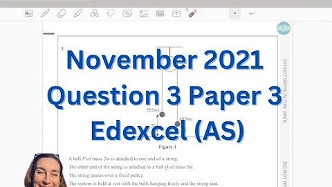 AS Level maths November 2021 Question 3 mechanics Paper 22 Edexcel