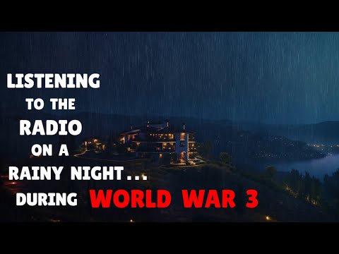 It S WW3 You Re Listening To The Radio On A Rainy Night