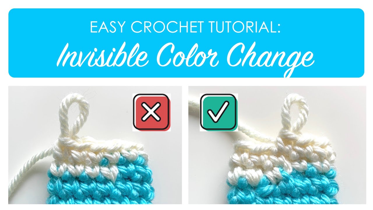 How to Crochet INVISIBLE COLOR CHANGE Easy Amigurumi DIY Tutorial