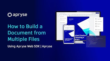 How to Build a Document from Multiple Files Using Apryse Web SDK | Apryse