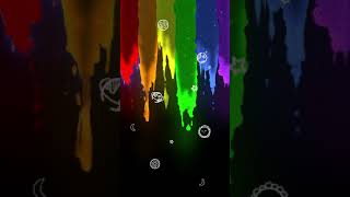 Rainbow starlight neon wallpaper