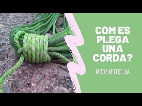 Vídeo: Com Plegar Una Motxilla