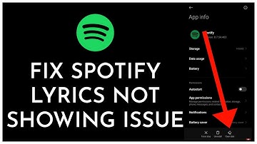 How to Fix Spotify Lyrics Not Showing Issue | Spotify Lyrics Not Displayed Issue Solved 2022