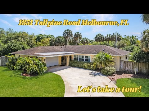 1851 Tallpine Road | Video Tour | Tallpine community | Home For Sale | Melbourne, FL 32935