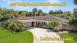 1851 Tallpine Road | Video Tour | Tallpine community | Home For Sale | Melbourne, FL 32935