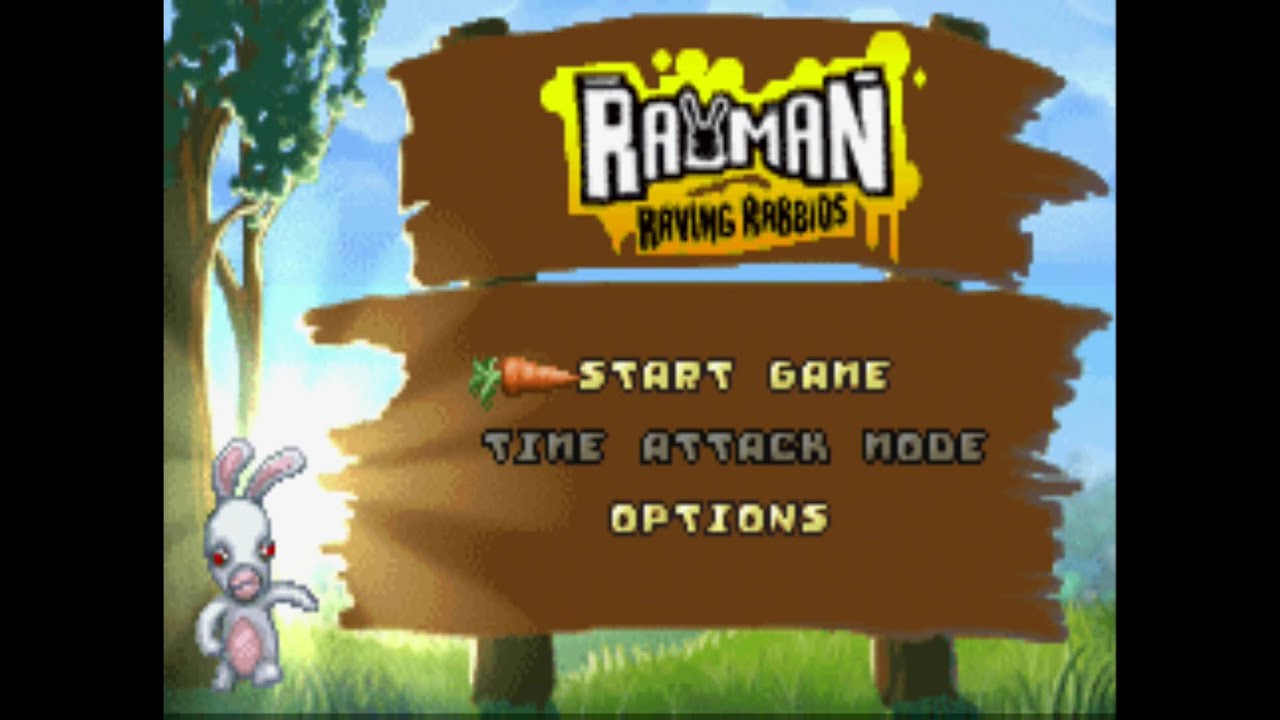 Rayman Raving Rabbids , RetroStation 14K ( Game Boy Advance ) - YouTube