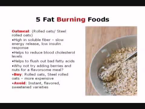 Belly Fat Burning Diet Chart