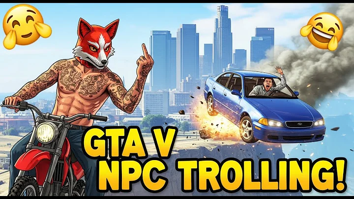 GTA 5 RAGE BAIT - TROLLING ANGRY NPCs WITH A BIKE KICK | FUNNY MOMENTS