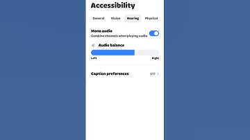 How to disable mano audio & audio balance setting | Accessibility Features | banished badge #shorts