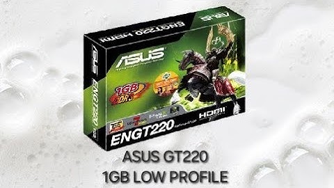 GeForce GT 220 1gb UNBOXING (LP)