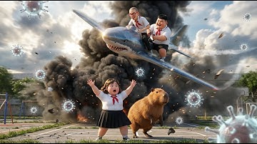 CAPYBARA | Chiến Dịch Trên Không, Giải Cứu Thế Giới Khỏi Bom Vi Rút Đần Độn! #capybara #capyvivu